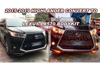 2015-2019 Toyota Highlander Tune into Lexus LX570 Style Body kit