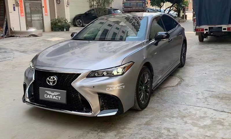 2019-2021 Toyota Avalon Convert to Lexus LS Fsport Style Front Bumper 