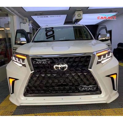 2018-2021 Toyota Prado convert to Latest Lexus GX Style Front Bumper