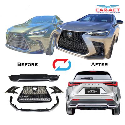 2022 Lexus NX250 NX350 NX350h NX450h Basic Version Upgrade to 2022 Lexus NX F Sport Grille Splitter