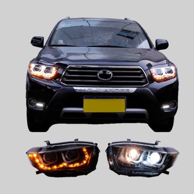 2008-2010  Toyota Highlander LED Double Lense HID Healights